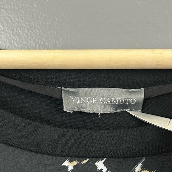 Vince Camuto Animal Print High Low Shirt Size - Picture 10 of 11